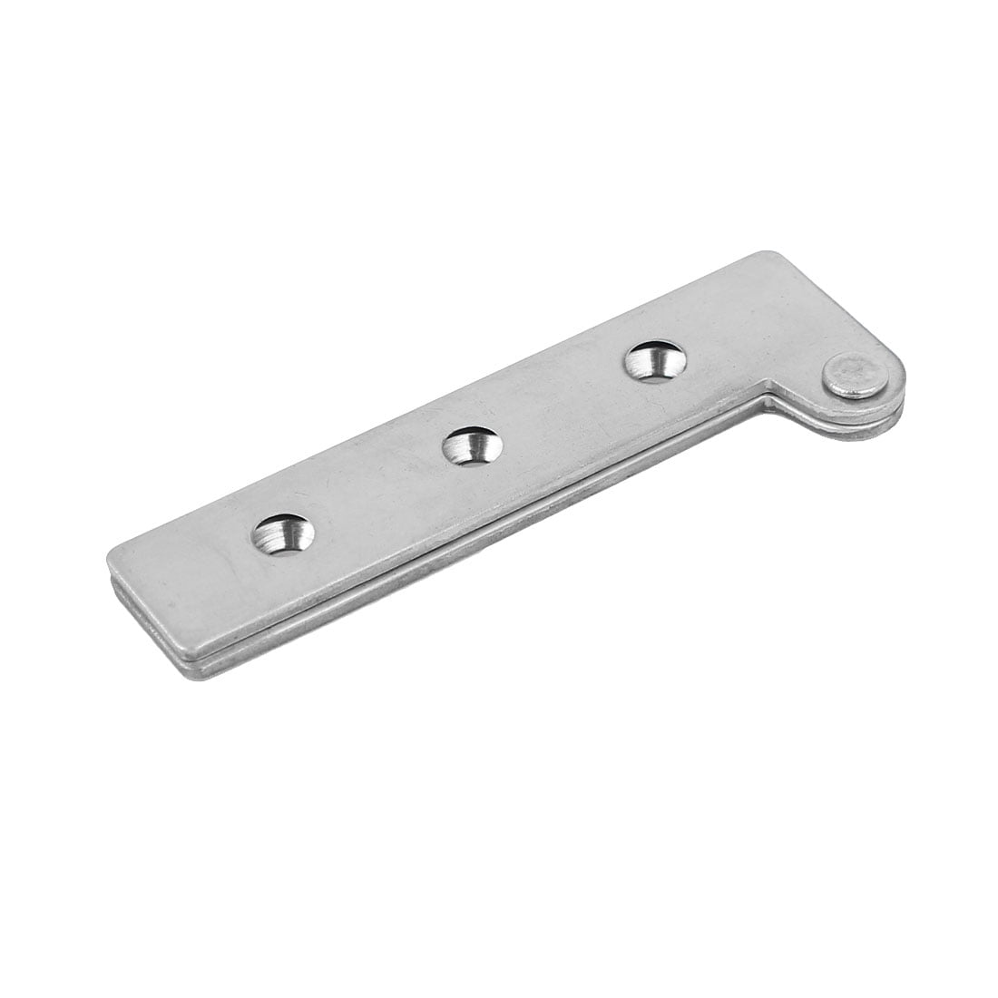 Cabinet Door Stainless Steel Inset Offset Pivot Hinge Silver Tone