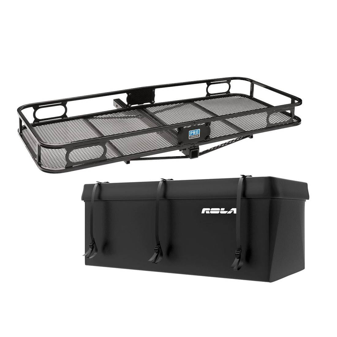 Pro Series Carrier Basket for 2 Inch Trailer Mounted Hitch + Cargo