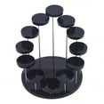 thumbnail image 1 of Soporte De Acrílico Para Joyería Soporte De Exhibición De Base Redonda De 12 Soportes De Exhibición De Anillo De Joyería Noticed HA024658-01, 1 of 5