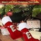 thumbnail image 5 of VEYLIN Christmas Stockings with Letters, 20 Inch Plush Christmas Stockings Embroidered Stockings Large Christmas Stockings for Girls/Boys Red LetterE, 5 of 5