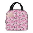 thumbnail image 1 of Easygdp Cool Flamingos for Lunch Bag for Work Large Lnsulated Lunch Bag,Leakproof Lunch Box, 1 of 8