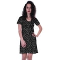 thumbnail image 5 of Moomaya Printed MidiDressFor Women Short Sleeves Above Knee-Length Summer Casual Dresses, 5 of 5