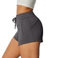 thumbnail image 3 of NIMENJOJA Womens Athletic Gym Casual Shorts Comfy Sweat Shorts for Workout Lounge with Pockets, 3 of 6