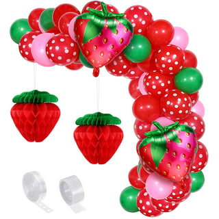 Berry First Birthday - Sweet Strawberry - Fruit 1st Birthday Party  Centerpiece Sticks - Table Toppers - Set of 15
