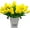 Yellow, variant on 20PCS Artificial Tulips Flowers,Real Touch Tulips Fake PU Plant Great for Wedding Party Home Room Decoration (Orange)