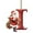 I, variant on Moocorvic 26 Initial Letters Christmas Ornaments, Personalized Santa Claus Alphabet Christmas Tree Decorations Indoor Home Party Gifts(E)