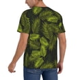 thumbnail image 2 of Fotbe Tropical Palm Leaves Fern Leaf Baseball Jersey Shirt for Men and Women, Casual Short Sleeves Button Down T-Shirt-Medium, 2 of 9