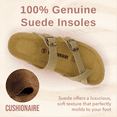 thumbnail image 3 of Cushionaire Women's Luna Cork Footbed Sandals with +Comfort, Wide Widths Available, 3 of 9