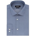 thumbnail image 1 of DKNY Mens Slim-Fit Stretch Button Up Dress Shirt, Blue, 18" Neck 34-35" Sleeve, 1 of 3