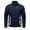 New-Dark Blue, variant on PNTUTB Men's Fashion Jacket Full Zip Stand Collar Long Sleeve Coat Color Block Casual Comfort Windproof Versatile Outwear with Pockets