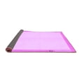 thumbnail image 2 of Ahgly Company Indoor Square Solid Purple Modern Area Rugs, 7' Square, 2 of 4