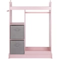 thumbnail image 6 of ZXNYH Kids Dress up Storage with Mirror and Storage Bin,Kids Play Armoire Dresser with Mirror,Kids Costume Organizer, Pretend Storage Closet for Kids,Costume Storage Dresser (White), 6 of 7
