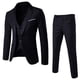 thumbnail image 2 of Traje de negocios, traje de 3 piezas de moda para hombre, traje de color sólido para hombre, traje de tres piezas, rendimiento comprobado, 2 of 7