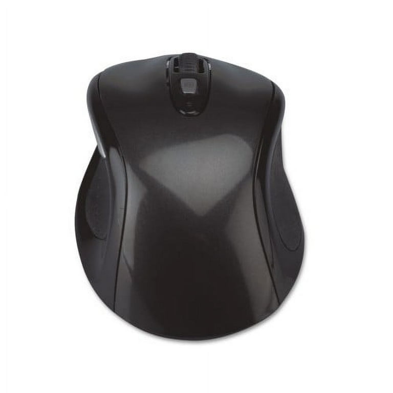 Wireless Optical Mouse with USB-A, 2.4 GHz Frequency/32 ft Wireless Range, Left/Right Hand Use, Gray/Black Wireless Optical Mouse with USB-A, 2.4 GHz Frequency/32 ft Wireless Range, Left/Right Hand Use, Gray/Black
