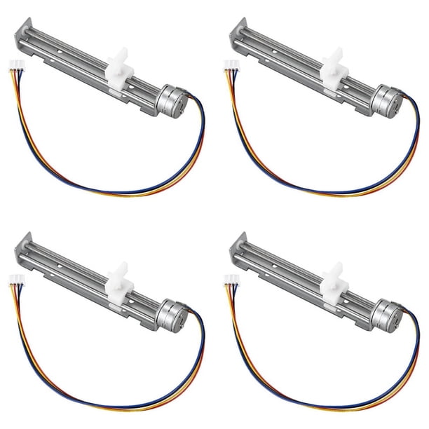 4X 12V del Motor Paso A Paso 80Mm con Motor Deslizante para Diy Pequeña Máquina de Grabado