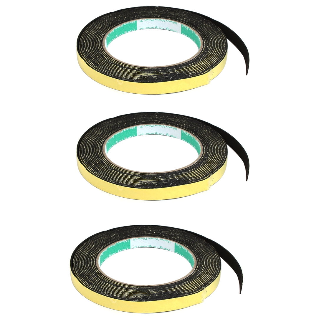 3Pcs 10x1mm Double Sided Sponge Tape Adhesive Sticker Foam Glue Strip