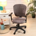 thumbnail image 6 of Swivel Chair Cover Stretchy Office Armchair Protector Seat Backrest Decoration, 6 of 7