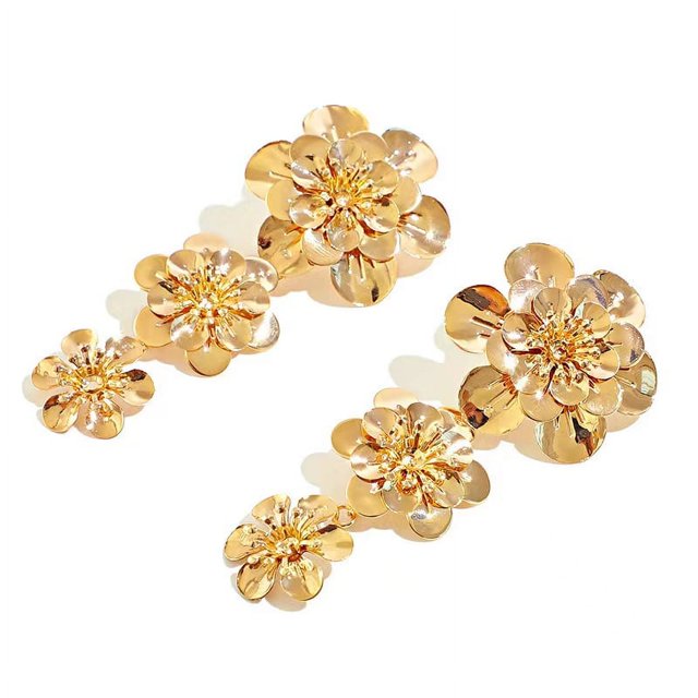 Nuevos pendientes largos hipster estilo flor estilo étnico exagerado retro con todo