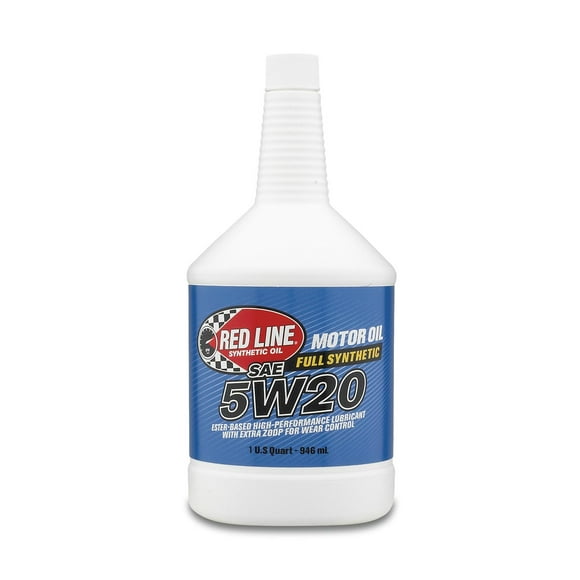 Red Line Oil Oil 15204 SAE 5W-20; Synthetic; 1 Quart Bottle; Single