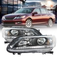 thumbnail image 6 of EPOTOOR Headlight Assembly Replacement for 2013-2015 Honda Accord Projector Headlight without DRL Headlamps Sedan Pair Left and Right Side, 6 of 6