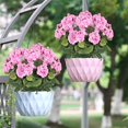 thumbnail image 4 of Morttic Artificial Red Geranium Silk Flowers Outdoor Plant Bush 2 Bundles Faux Flowers Geraniums for Outdoors Floral Home Decor Indoor Garden Patio Vase Grave Cemetary Table Centerpieces Decor, 4 of 7
