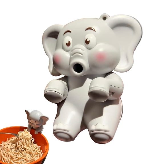 Cooling Clip-On Mini Fan for Cup & Bowl,Portable Hanging Mug Fan for Iced Coffee Soup Drinks,Cute Elephant Animal Fans Coffee Chiller,3 Speed Rechargeable Fast Blowing