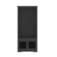 thumbnail image 2 of ModFusion Golf Bag Club Storage Cabinet, Black Ash Finish with Doors, Turf Mat Organizer for Bags, Balls, Accessories, 2 of 10