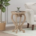 thumbnail image 2 of GDF Studio Kaye French Country Accent Table with Round Top, Natural, 2 of 7