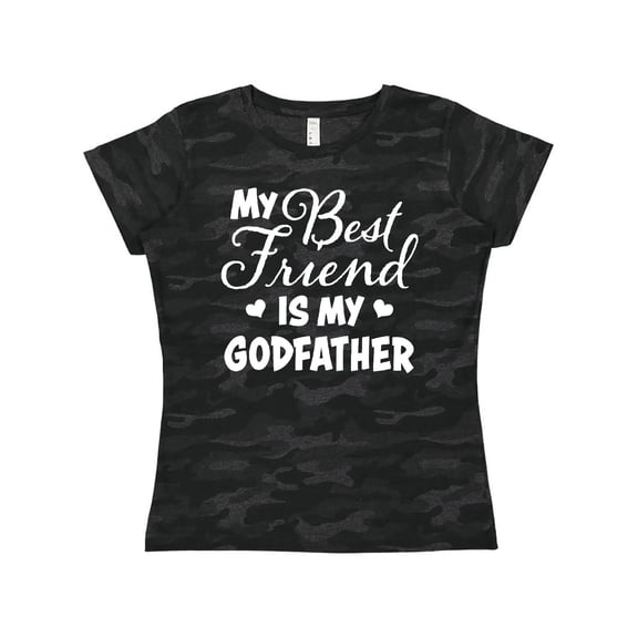 Inktastic My Best Friend is My Godfather with Hearts Women's T-Shirt