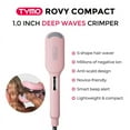 thumbnail image 2 of Compacted Wave Curling Iron for Easy Comfort Styling Negative Ionic hair waver, comfortable handle curling hair iron crimper bed head  waver, 2 of 10