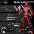 thumbnail image 3 of Neca Marvel Deadpool modelo hecho a mano X: Spider Man Deadpool juguete conjunto muñeca móvil decoración regalos creativos, 3 of 5