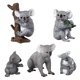 thumbnail image 3 of Gwong Juguete Simulación Mini Koala Animal Modelo Sólido Estatuilla Adorno Educación Educación Juguete Gwong 30003349, 3 of 7