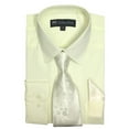 thumbnail image 1 of Fortino Landi Camisa de vestir de manga larga para hombre con corbata y pañuelo a juego Fortino Landi  SG21B, 1 of 2