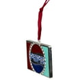 thumbnail image 2 of Northlight 3" Decorative Silver Plated Pepsi Globe Logo with European Crystals Christmas Ornament -, 2 of 3