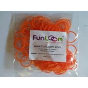 FunLoom Rubber Bands Orange - 100 Bands
