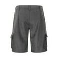 thumbnail image 4 of Tiijoy Big Boys Retro Cowboy Cargo Shorts Relaxed Fit Suede Leather Casual Shorts, 4 of 8