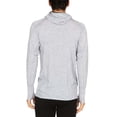 thumbnail image 2 of Men's Microweight Merino Wool 1/4 Zip Sun Hoodie - Ash Gray - Medium, 2 of 6