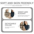 thumbnail image 4 of Demi-chemises Col Factice Détachable Faux Col Blouse Insert Col pour Femmes, 4 of 8