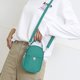 thumbnail image 5 of Bolso para teléfono móvil de niña de color sólido con paquete oblicuo de gran capacidad a la moda verde, 5 of 5