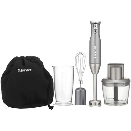 Restored Cuisinart HB-400PCFR Variable Speed Immersion Blender with Food Processor (Refurbished)