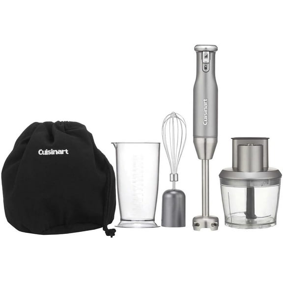 Restored Cuisinart HB-400PCFR Variable Speed Immersion Blender with Food Processor (Refurbished)