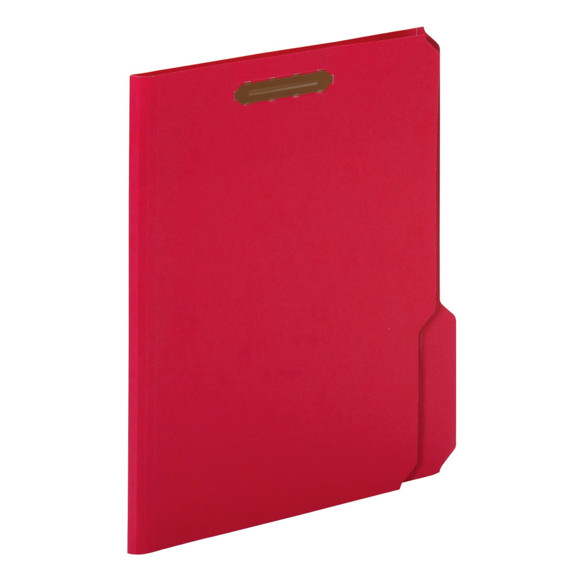 Office Depot Color Fastener File Folders, Letter Size, Red, Pack Of 50, OD22740