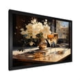 thumbnail image 2 of Designart "Bubbles and Bliss in Champagne Glass I" Food & Beverage Framed Wall Art Decor - Traditional White Champagne Living Room Framed Canvas Art, 2 of 6