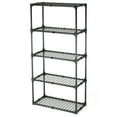 thumbnail image 3 of Leumius 5 Shelf Wire Shelving,Metal Storage Shelving Unit for 550 lbs Capacity Black,1Pcs, 3 of 7
