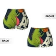 thumbnail image 5 of Kdxio Dinosaur Basketball Player Print Workout Shorts for Women Seamless Soft Smooth Gym Yoga Scrunch Active Shorts, 5 of 9