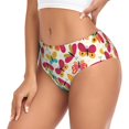 thumbnail image 2 of Fotbe Colorful Butterflies Calzones Estampados para Mujer – Ropa Interior de Algodón, Cómoda, Suave y Elástica-4X-Large, 2 of 6