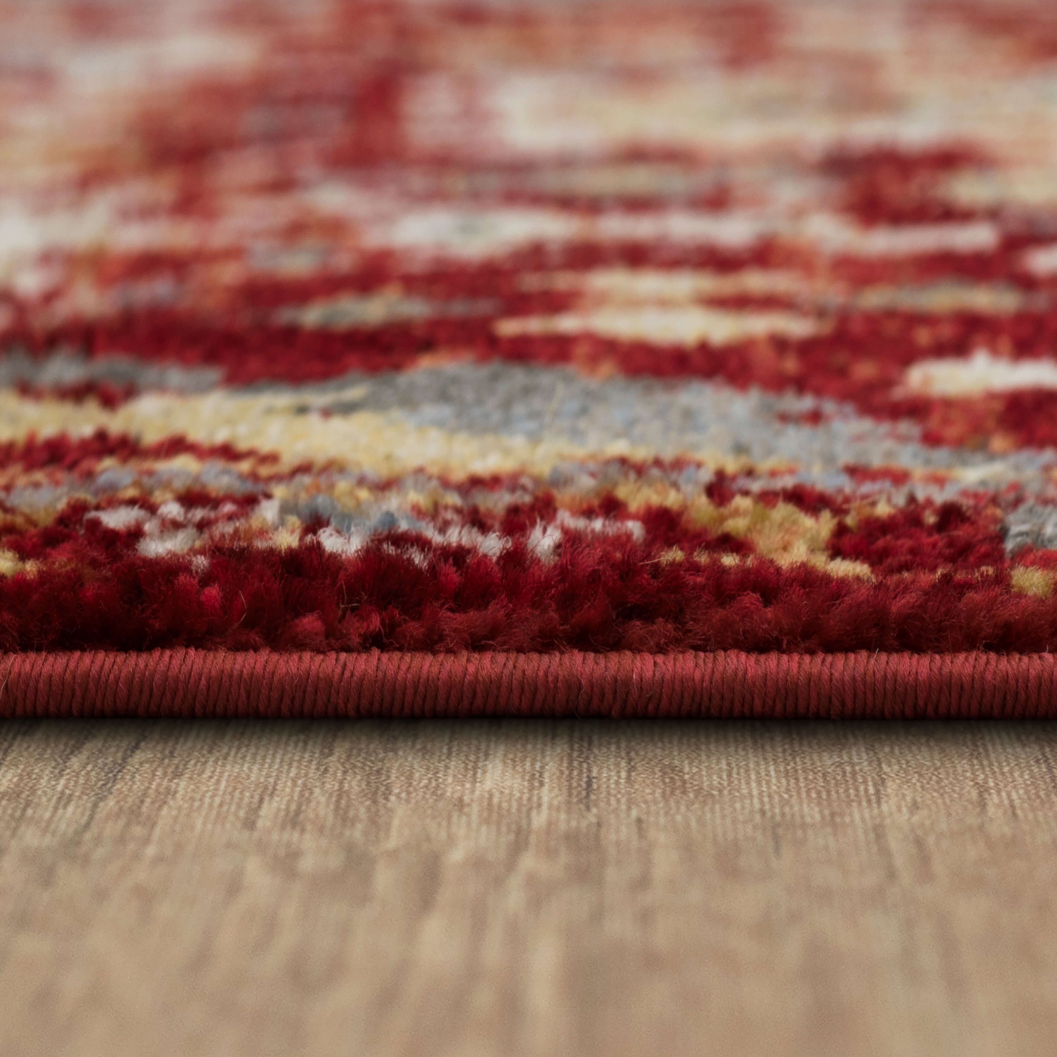Mohawk Home Foster Indoor Ornamental Area Rug, Red, 5' 3" x 8'