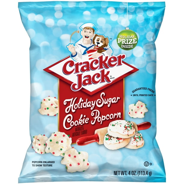 Cracker Jack Holiday Sugar Cookie Popcorn 4 oz. Box - Walmart.com