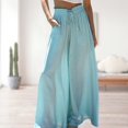 thumbnail image 4 of Printed Casual Pants Boho Style Ladies Oversized Pants Loose Fit Vacation Outfit, 4 of 7