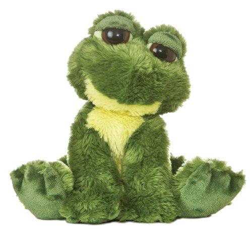 Aurora World Mini Flopsie Toy Frolick Frog Plush 8" 